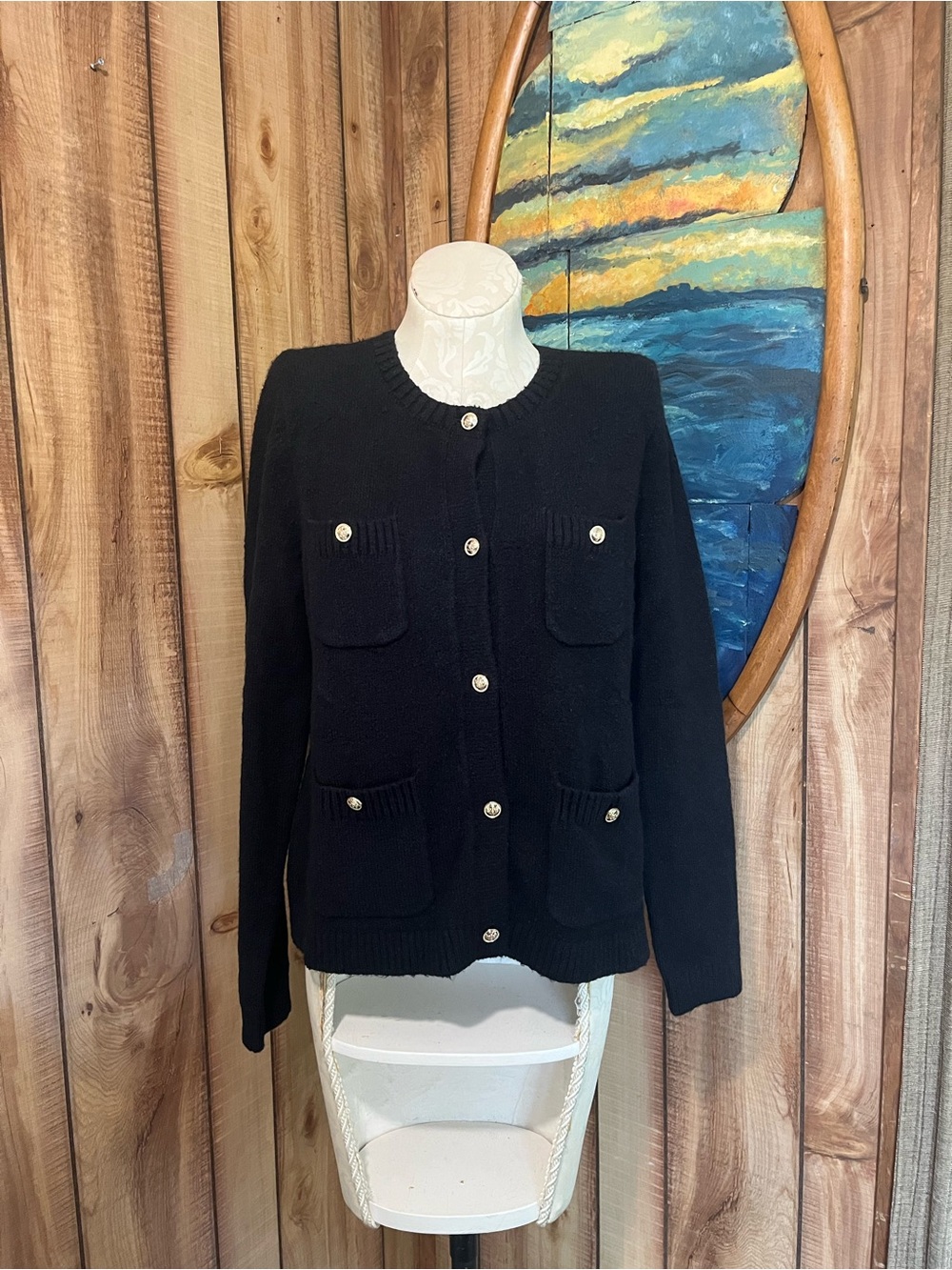 💋 Talbots Black Cardigan (SO SOFT!)